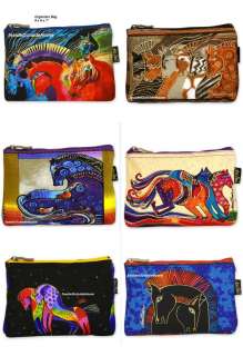 Laurel Burch Colorful Horses Organizer Bag Makeup Art Craft Supplies 