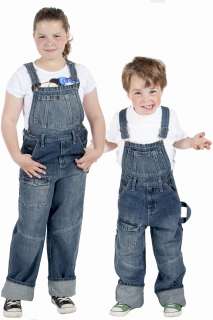   Childrens Bib Overalls   Carpenter Boys Girls Kids Denim Jeans  