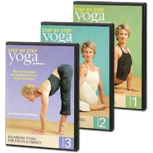   Yoga Journals Beginning Yoga Step By Step 3 Pack