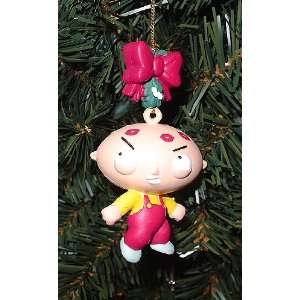 Stewie Griffin Under The Mistletoe Family Guy Christmas Ornament 