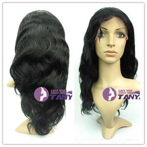 161# full lace wig remy indian human hair bodywave  