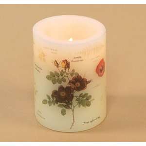   Battery Operated Flameless LED Wax Pillar Candles 4 