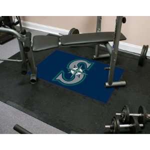   Mariners MLB Licensed Active Tiles (Flooring)   Home Decor Floor Mat