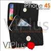   Wallet Card Holder Apple iPhone 4 4S 3G 3GS iPod Touch Black  