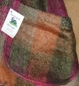 Donegal Design NWT Wool Mohair Pocket Cape Wrap Shawl  