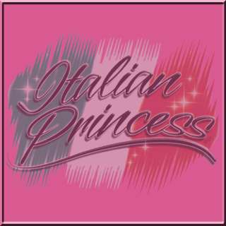 Italian Princess Italy Flag Pride WOMENS SHIRTS S 2X,3X  