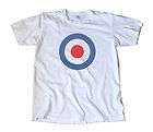 Vintage Classic RAF Decal T Shirt   The Who, Mod, Vespa, Lambretta 