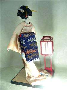 Japanese Bijin Tall Geisha Doll Silk Kimono  