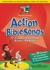 Cedarmont Kids Action Bible Songs DVD 084418221790  
