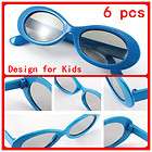 pcs Kids Style Circular Polarized 3D Glasses for Konka LG TCL 