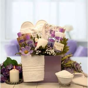 Spa Inspirations Lavender Bath & Body Gift Basket