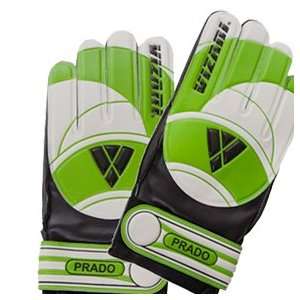  Vizari Prado Soccer Goalie Gloves WHITE/GREEN 8 Sports 