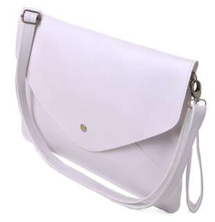 womens Oversized Envelope Clutch Purse Shoulder Handbag PU leather 