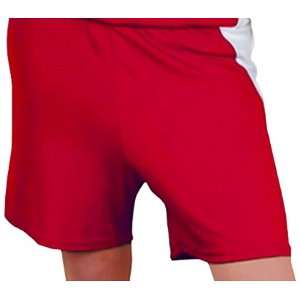  Champro Polyester Dazzle Softball Shorts SCARLET/WHITE AXL 