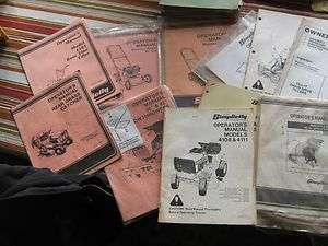 11 Simplicity Riding Mower Lawn Garden Tractor Owner Operator Manual 