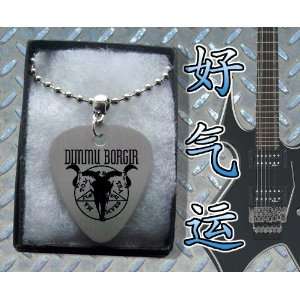  Dimmu Borgir Metal Guitar Pick Necklace Boxed Electronics
