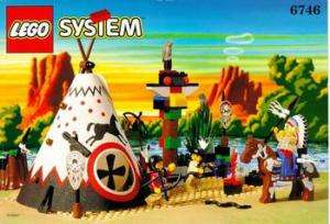 Lego Western 6746 Chiefs Tepee Wild West Legos System  