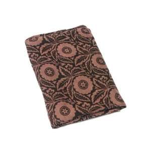 ECHO Hand Crafted Burnt Rose Wrap with Floral Design 
