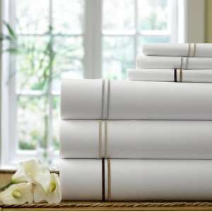   Letto Double Line Twin Sheets By Kassatex Fine Linens