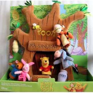   Winnie the Pooh Hundred Acre Wood Puppet Theater Plush: Toys & Games