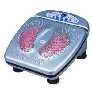   Infrared Heat Foot and Calf Massager, Silver: Health & Personal Care