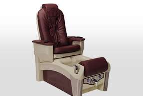 NEW! FORTE SPA Pedicure Spa Chair with 2 NEW massage roller cushions 