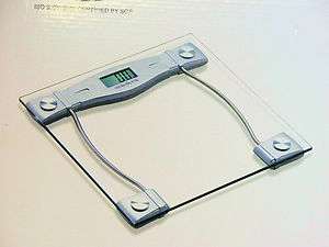   Digital scale w/ tempered glass top bathroom health gym workout  