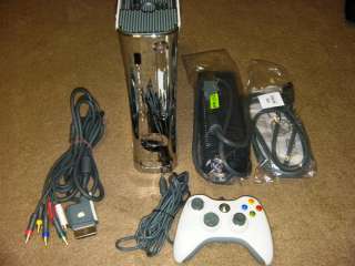 Custom Skin Microsoft Xbox 360 White Console (NTSC), 8GB Memory, No 
