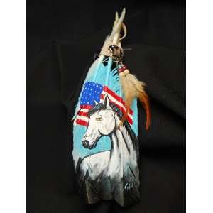 Native American Style Painted Feathers   (PF30)  Kitchen 