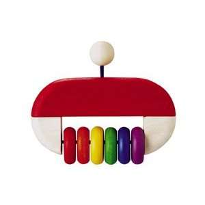  Plan Toys Colorful Wooden Rattle Baby