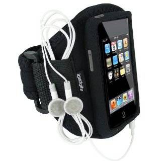 igadgitz Water Resistant Neoprene Sports Gym Jogging Armband for iPod 
