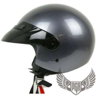 PGR CRUZ Motorcycle Helmet W/ Goggle Cruiser Matte M  