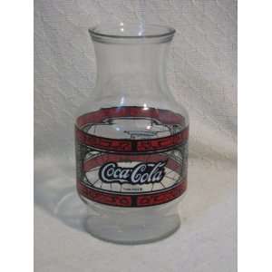   Coca Cola & Godfathers Pizza Glass Carafe Pitcher 