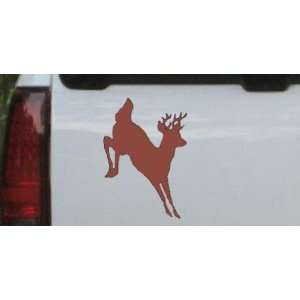 Deer shadow jumping (whole body) Hunting And Fishing Car Window Wall 