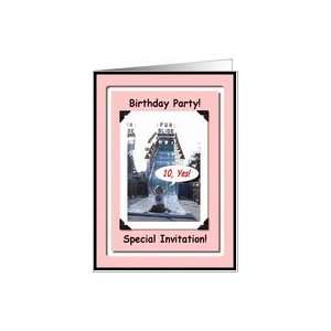  Age 10 Kid Birthday Party Invite Card: Toys & Games