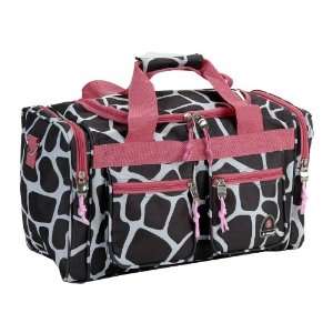    Rockland 19 Tote Bag in Pink Giraffe By Fox Luggage