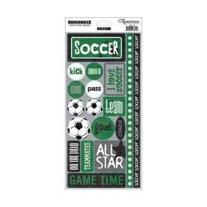   Sport Stickers Soccer Phrase SRSS1 24; 6 Items/Order