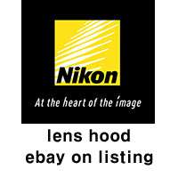 Nikon Lens Hood HR 2 4 Nikkor AF 50mm f/1.4D or f/1.8D  