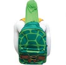 TMNT Teenage Mutant Ninja Turtles Green Shell Backpack W/ Hood  