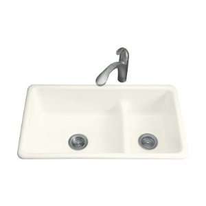  KOHLER K 6625 RR Iron/Tones Smart Divide Kitchen Sink in 