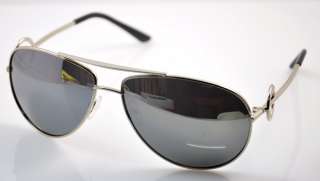 8105silver mirror sunglasses UVA UVB sunglasses W/pouch  