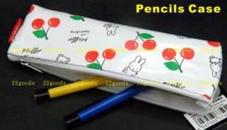 Miffy Pencil Case Bag eraser pen ruler Stationery 20 cm  