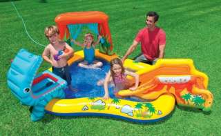 Intex Dinosaur Play Center Inflatable Kids Set & Swimming Pool  