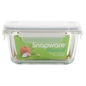  Glass Lock Food Storage by Snapware   3.0 Cup Square