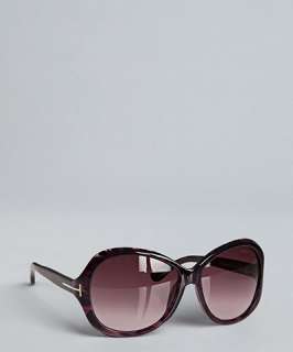 Tom Ford violet Cecile oversized sunglasses