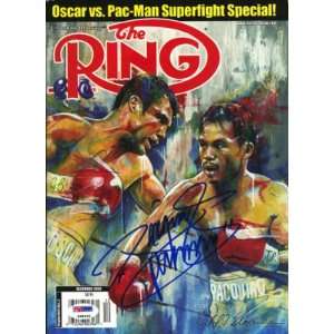  Manny Pacquiao Signed The Ring Boxing Magazine Psa/dna 