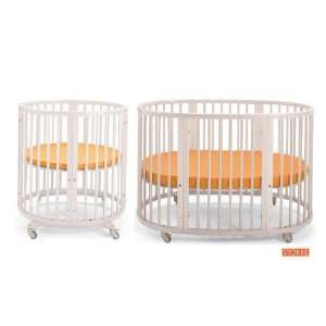   Stokke Sleepi Mini/Crib System I w/ Mattresses and Drapery Rod Baby