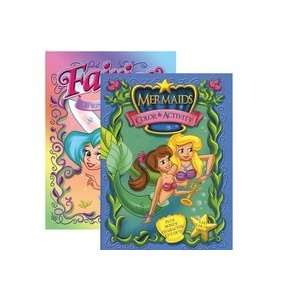   : Coloring & Activity Book  JUMBO FAIRIES / MERMAIDS: Office Products