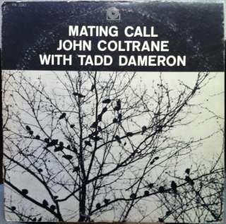 john coltrane tadd dameron mating call label prestige records format 