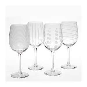  Mikasa Cheers 4 pc. White Wine Glass Set: Kitchen & Dining